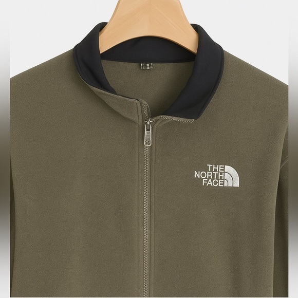 North Face Anchor Full Zip Jacket | Recycled | Taupe | Men’s Size Large - Picture 3 of 4